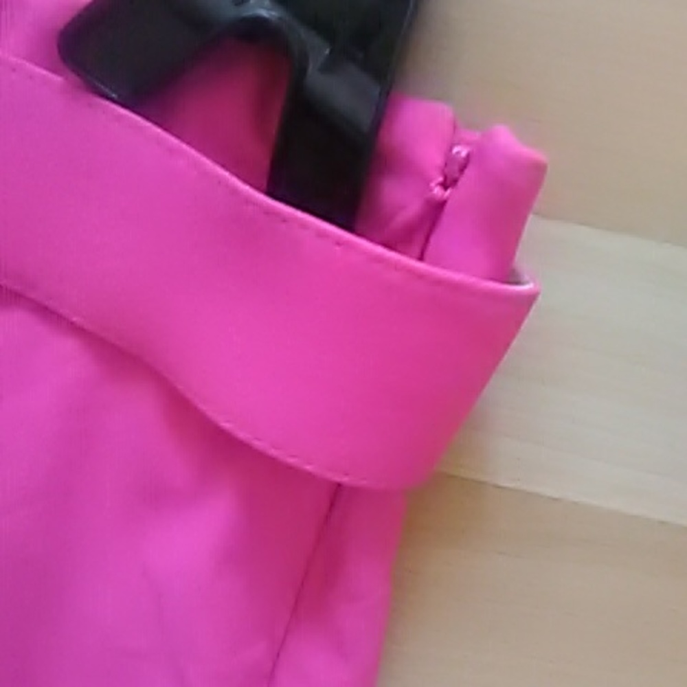 💲1⃣▶Forever 21 Hot Pink Belted Shorts Skort As New - Picture 3 of 5